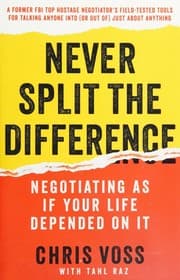 Never Split the Difference book cover